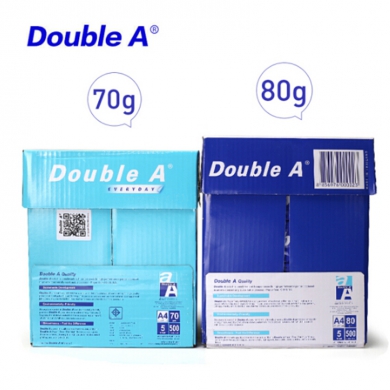 Double A達伯埃A4復(fù)印紙70g80克a3紙辦公用a4紙500張打印紙整箱